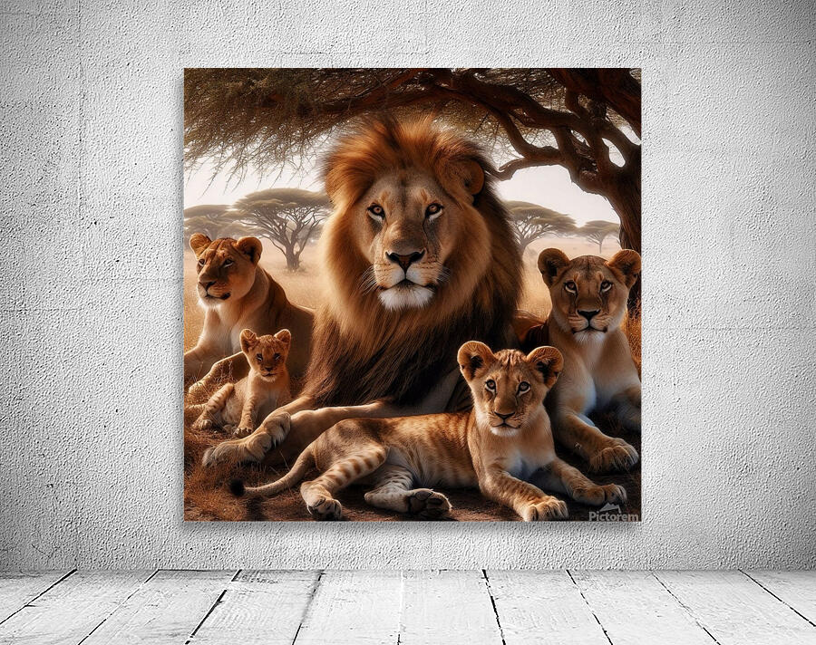 Lion Pride by ARTxART Wall Art