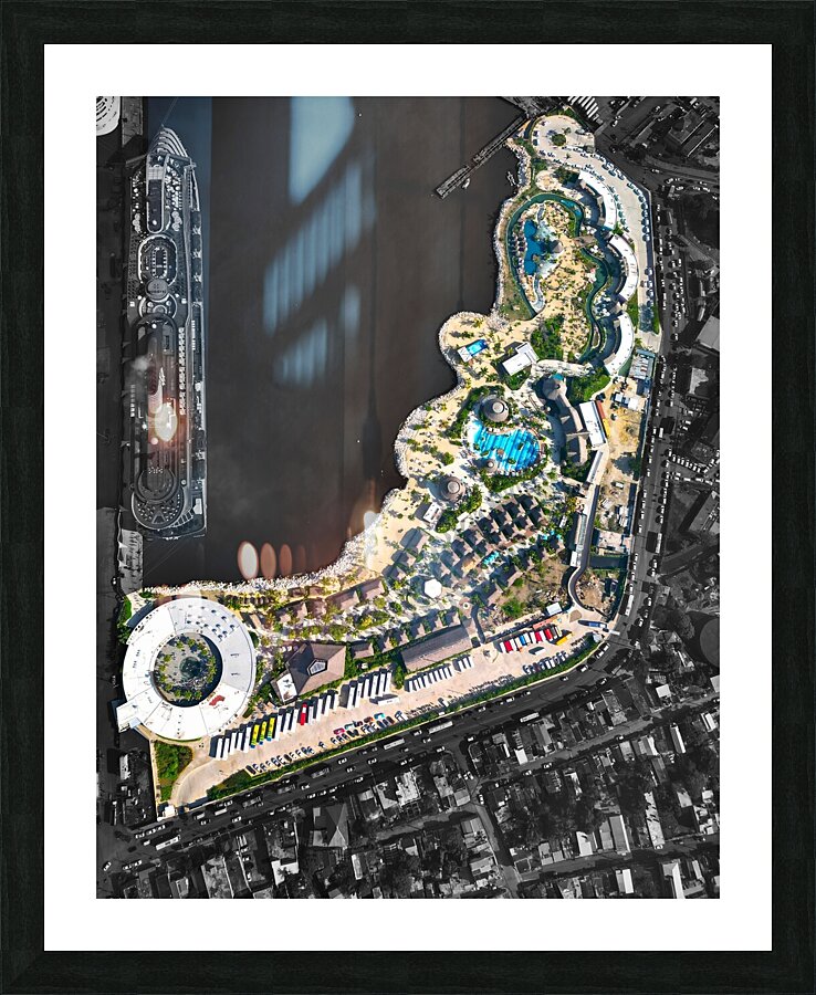 Taino Bay I Picture Frame print