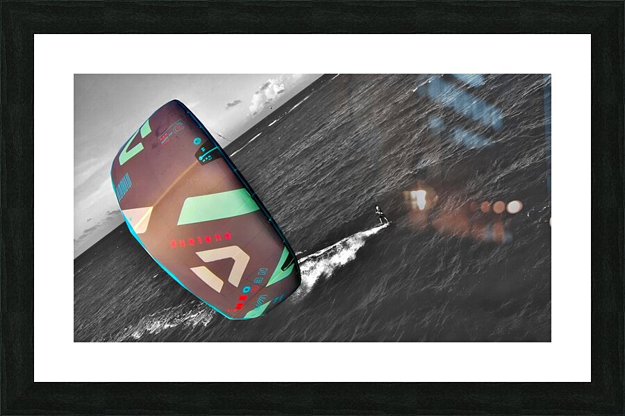 Dylan BW 04 Cabarete Bay Sept 24 Picture Frame print