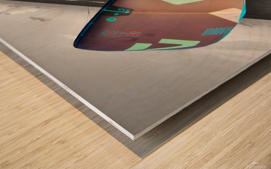 Dylan BW 04 Cabarete Bay Sept 24 Wood print