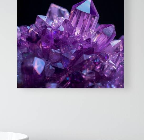 The Heart of Amethyst – Luxury Gemstone Art by Oussama Wail Bouhentala