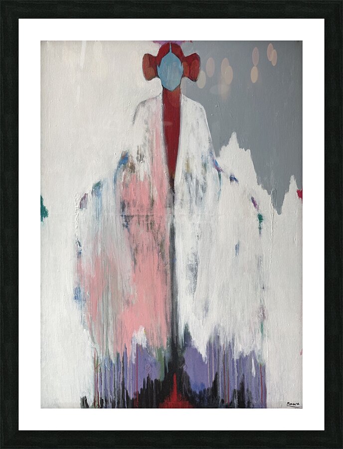 Contemporary abstract art  3 Picture Frame print