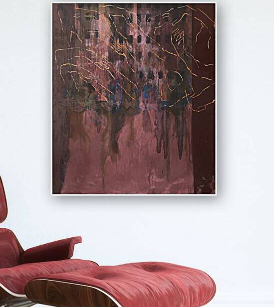 Contemporary abstract art  7 by Gela Mikava