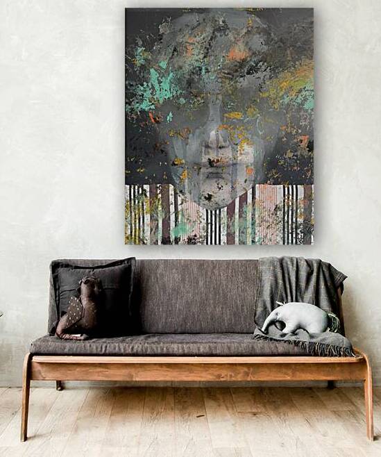 Contemporary abstract art  6 by Gela Mikava