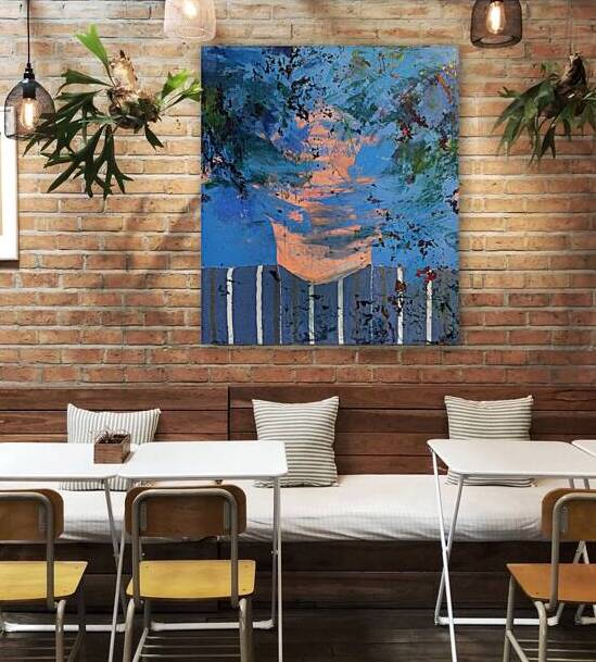 Contemporary abstract art  12 by Gela Mikava