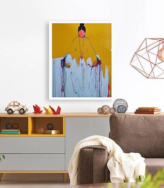 Contemporary abstract art  5 by Gela Mikava