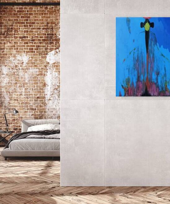 Contemporary abstract art  9 by Gela Mikava