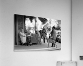 Street Life in Le Marais Acrylic Print
