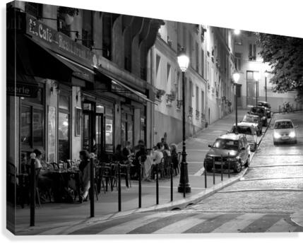 Brasserie les Buttes Chaumont Canvas Print