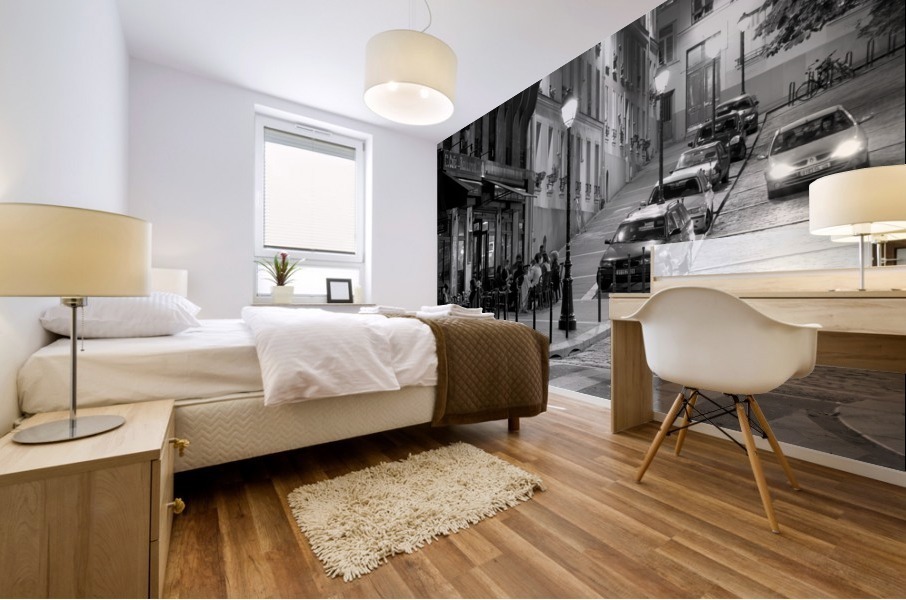 Brasserie les Buttes Chaumont Mural print