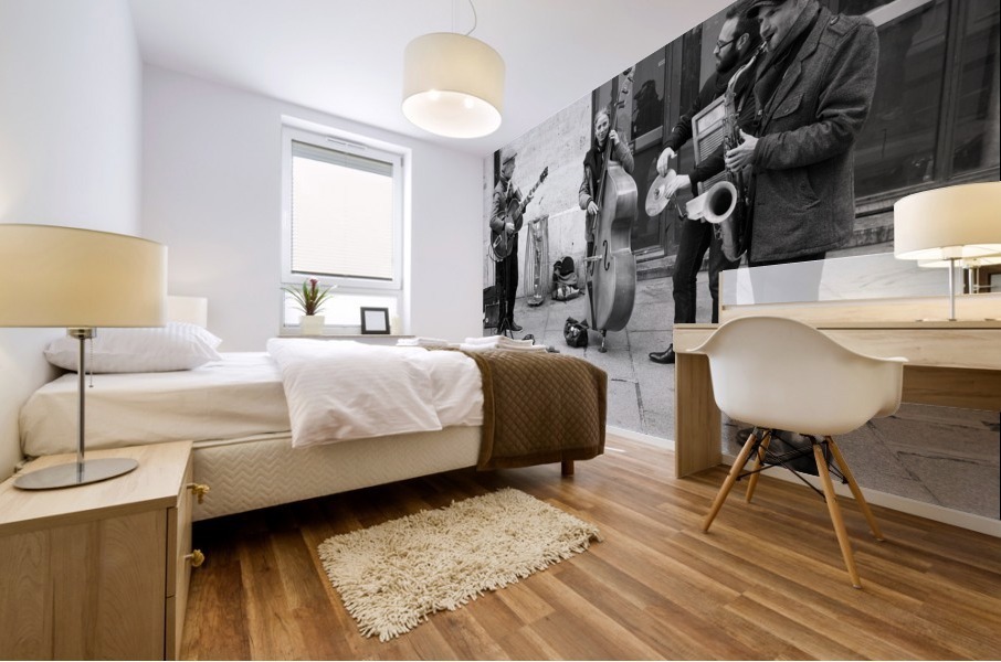 Musique le Dimanche Mural print