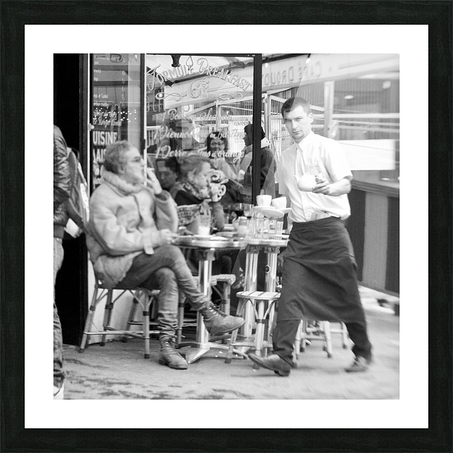 Cafe en face de Drouot Picture Frame print