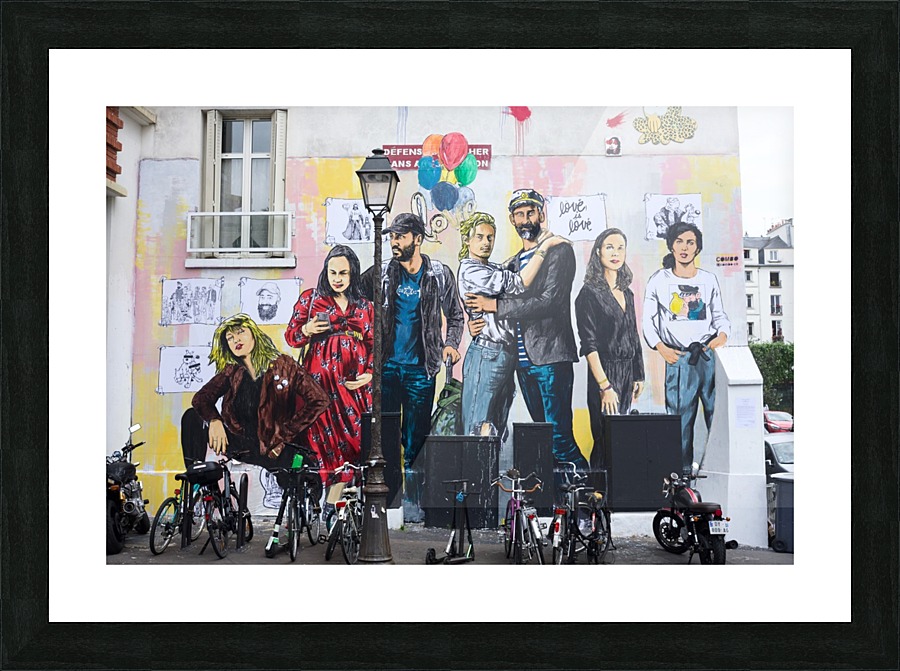 Dans Le Marais Picture Frame print