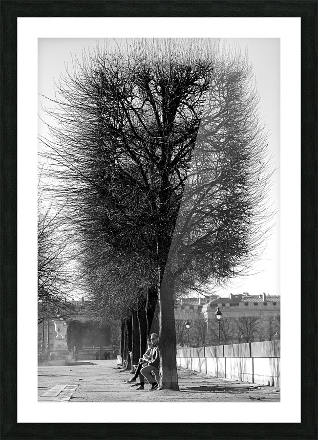 A Winters Day Picture Frame print