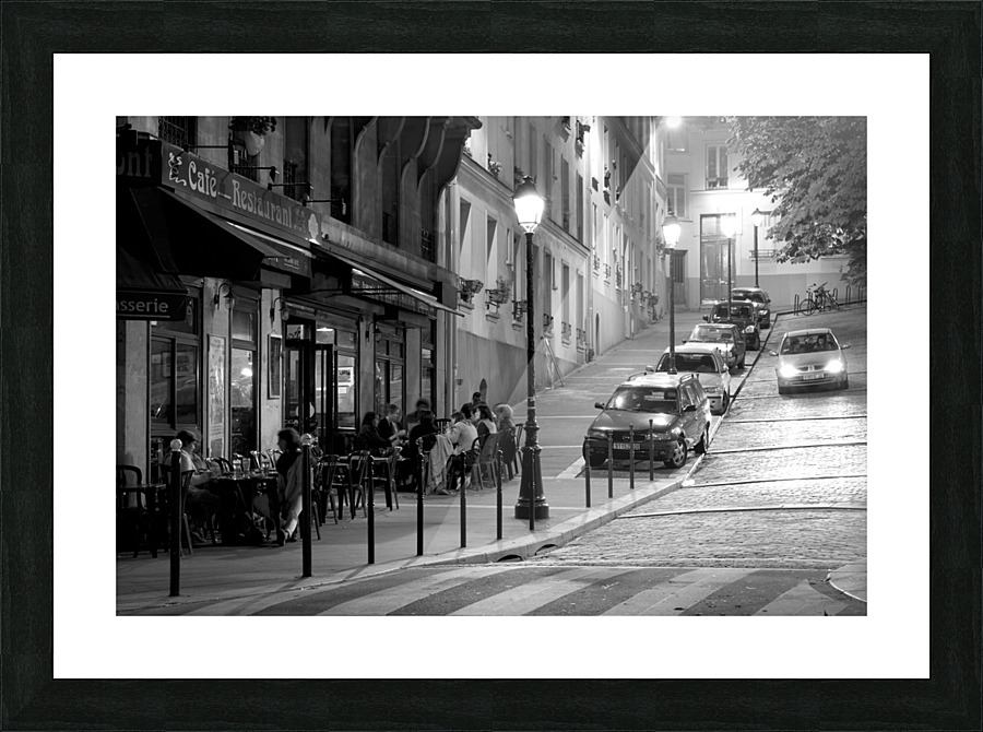 Brasserie les Buttes Chaumont Picture Frame print