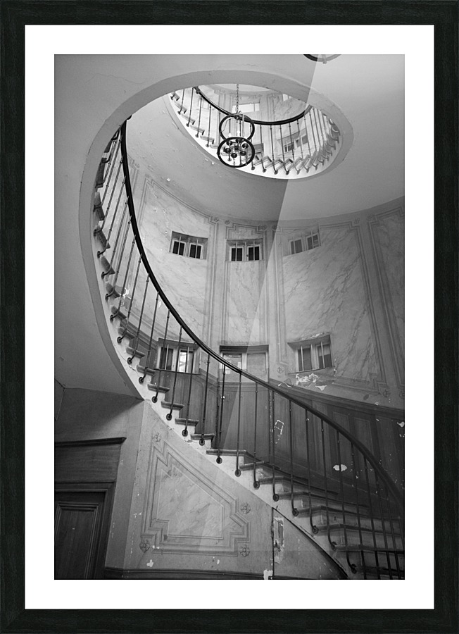 Escalier Monumental Picture Frame print