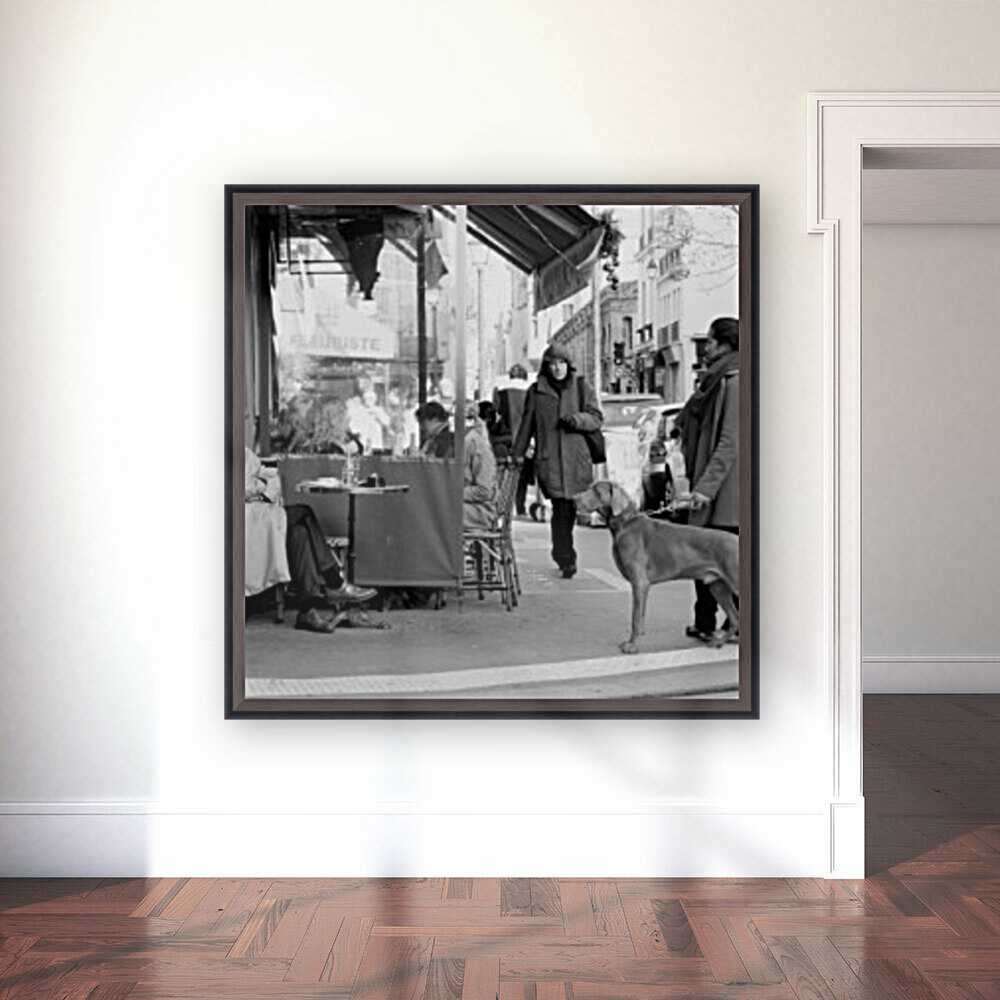 Street Life in Le Marais Reproduction