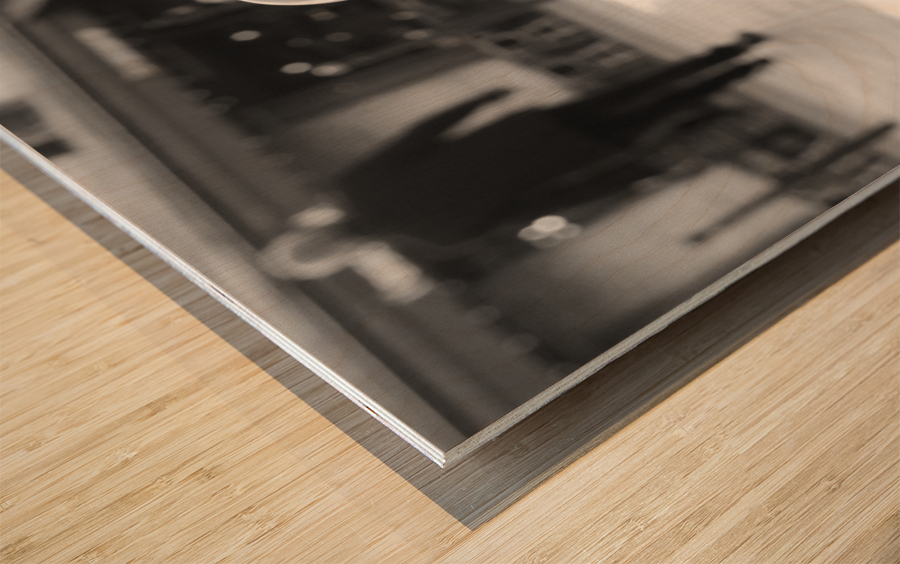 Dernier The Wood print