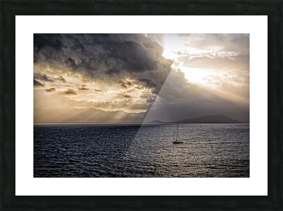 Sunset over Cape Tribulation Picture Frame print