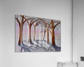 Winter trees Acrylic Print