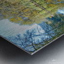 Snoqualmie River and early fall tree colors Metal print