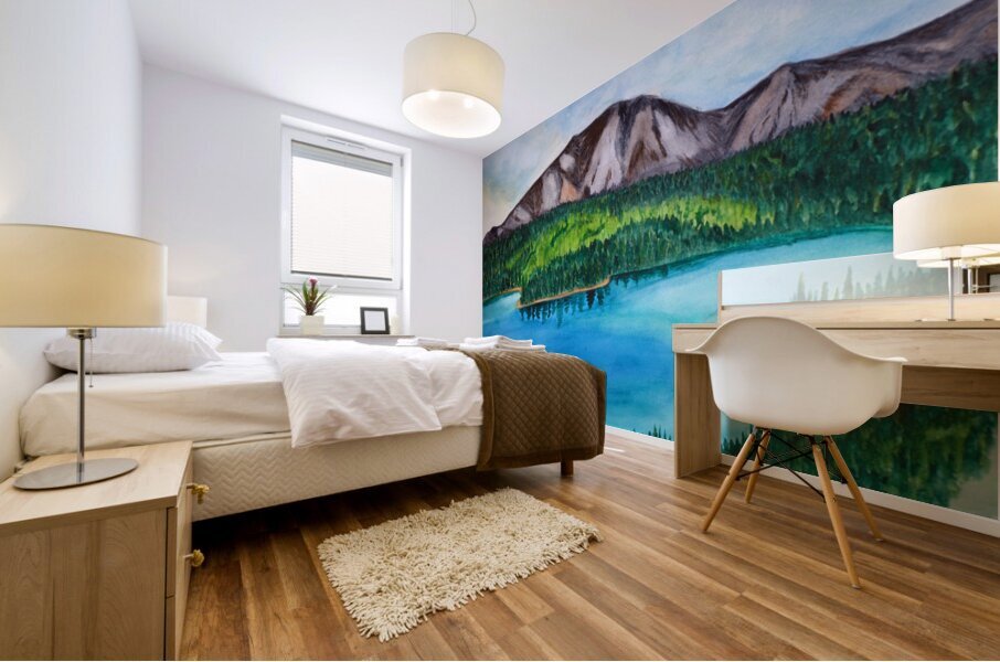 Emerald Lake Canada Mural print