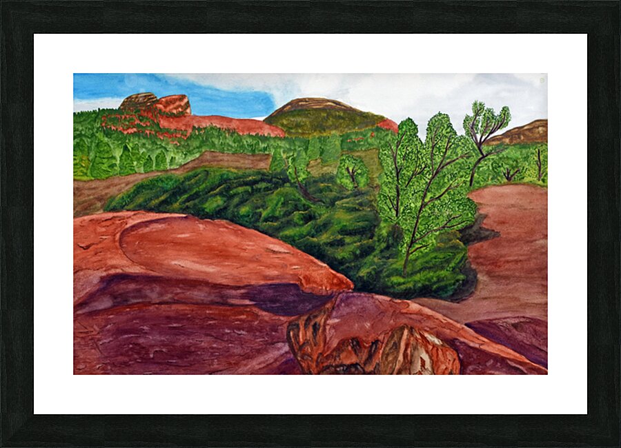 Sedona landscape Picture Frame print