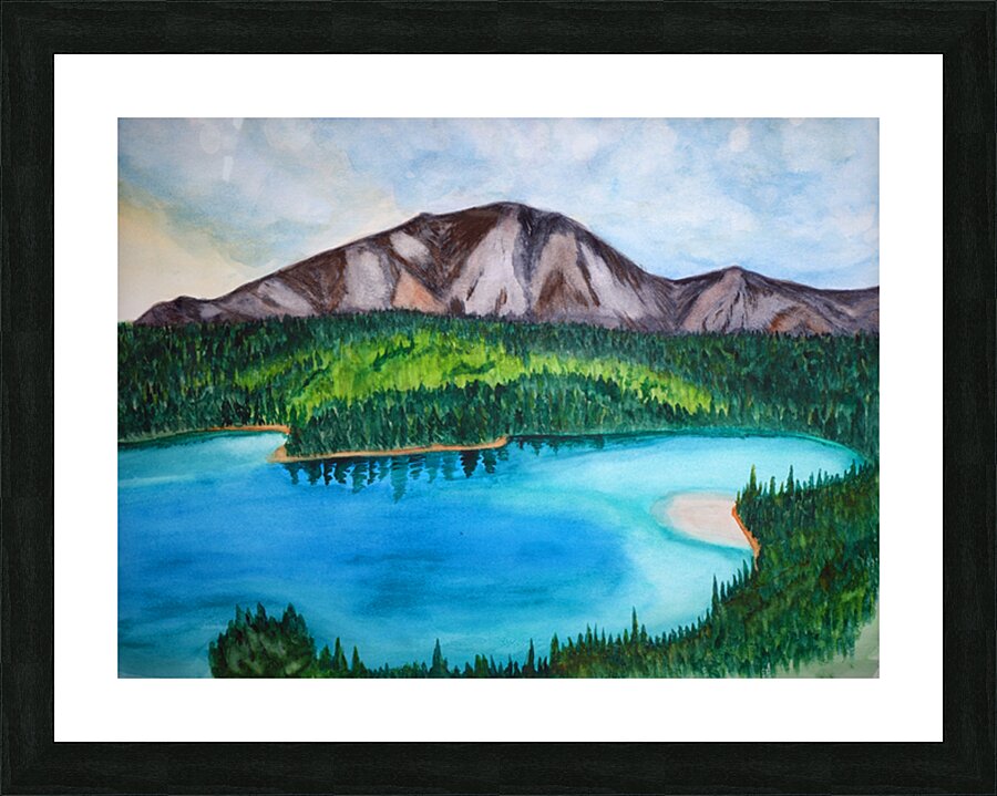 Emerald Lake Canada Picture Frame print