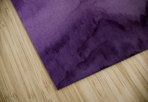 Misty Mountain Purple Lisa von Biela puzzle