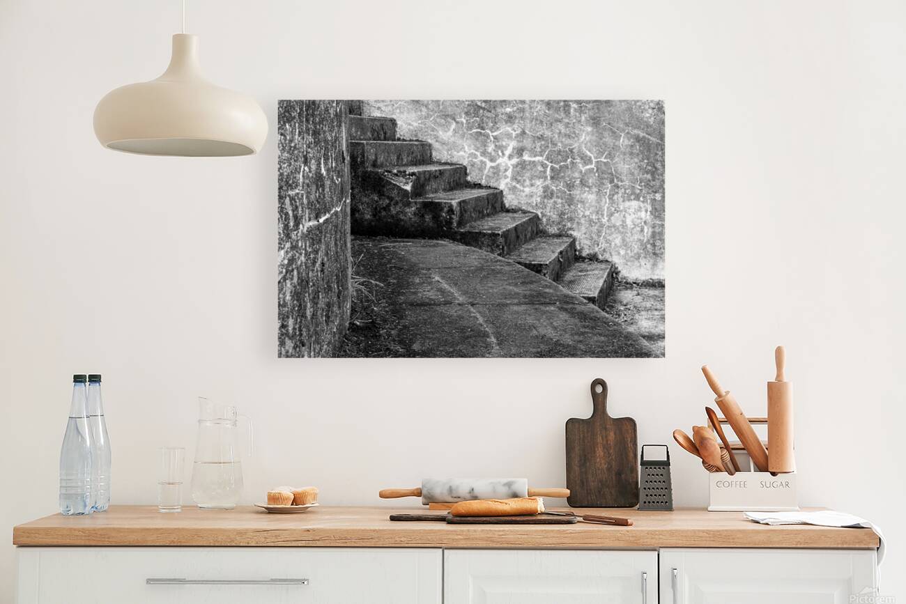 Cape Disappointment Battery 247 steps in B&W Reproduction