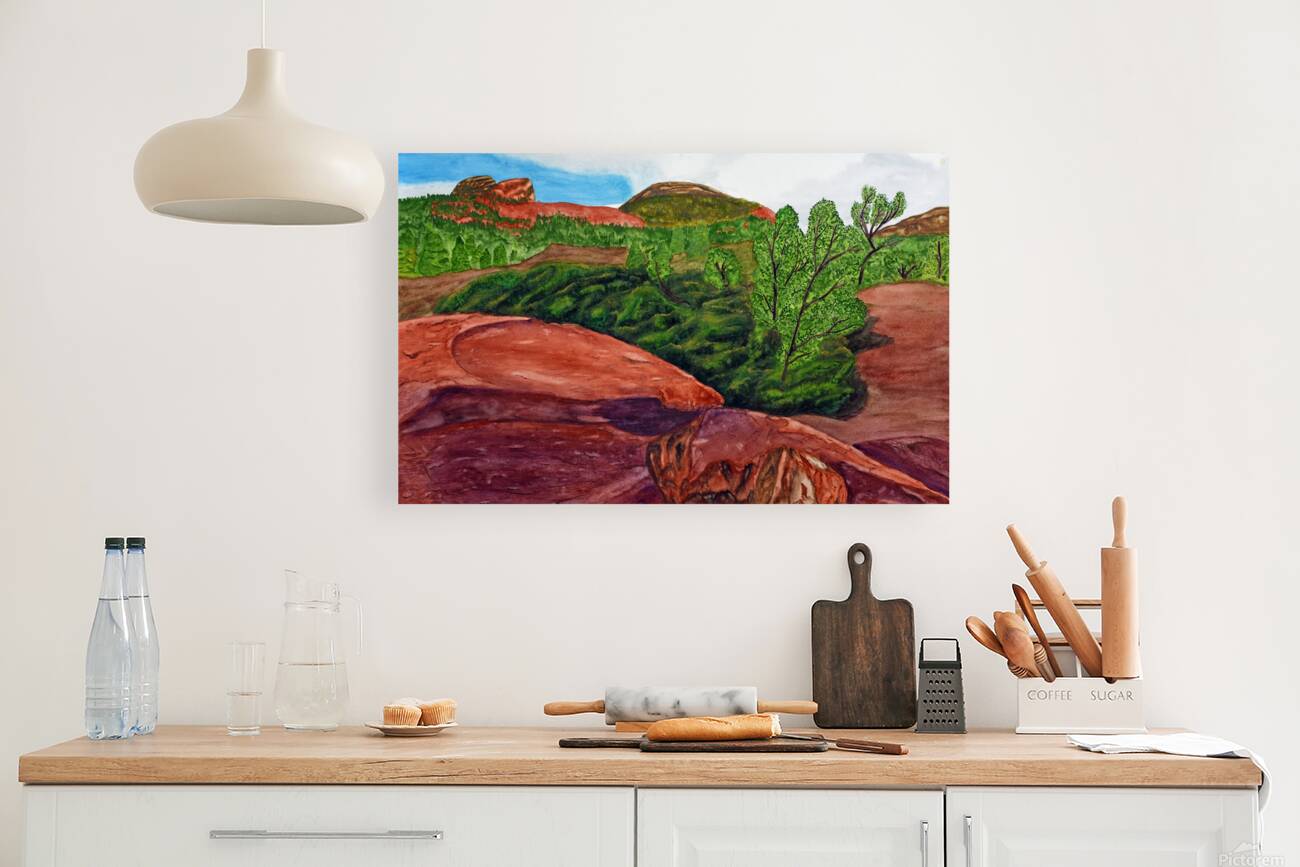 Sedona landscape Reproduction