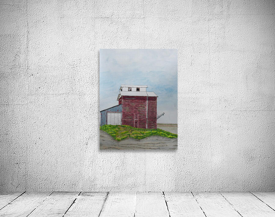Wooden Grain Elevator Wall Preview