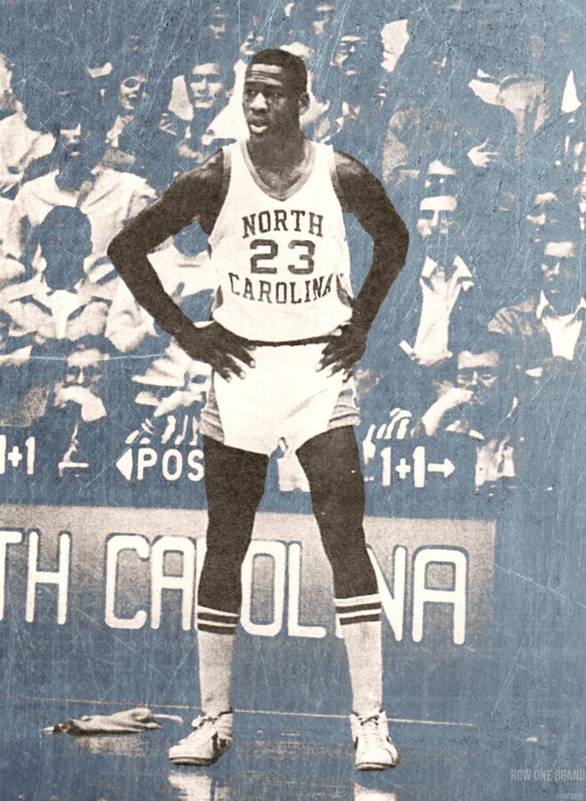 1981 Michael Jordan North Carolina by Row One Brand Wall Art