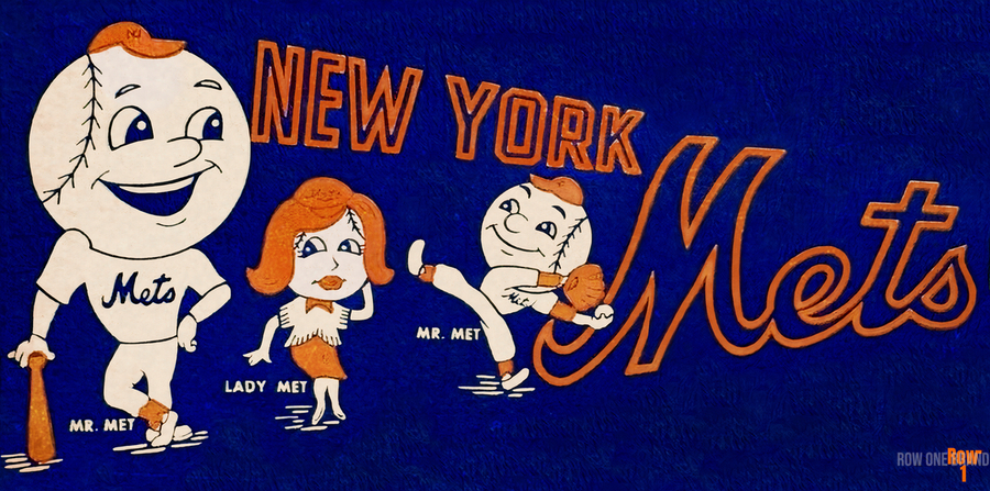 Vintage New York Mets Art by Row One Brand Wall Art