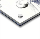 vintage butler bulldog fan art early 1900s Acrylic print