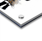 vintage cougar mascot top hat art Acrylic print