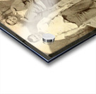 four college kids golfing 1940s Acrylic print