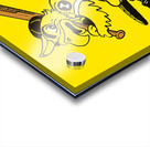 Dick Spencer Iowa Herky Hawk Baseball Cartoon Art Acrylic print