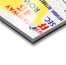 1958 Oregon Ducks vs. Cal Bears Ticket Art Acrylic print