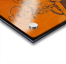 1970s Pistol Pete OSU Car Art Acrylic print