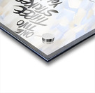 one two three strikes out baseball art Acrylic print