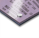 1987 timken massilon basketball ticket art  Acrylic print