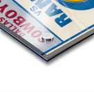 1978 Dallas Cowboys vs. LA Rams Ticket Art Acrylic print