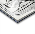 1908 baseball art Acrylic print