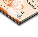 1963 Texas Longhorns Football Schedule Wall Art Acrylic print