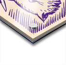 1950s Washington Husky Cartoon Art Acrylic print