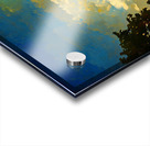 Yellow Sunset and Clouds Acrylic print