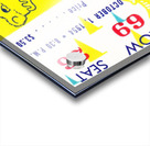 1954 Maryland vs. UCLA Football Ticket Art Acrylic print