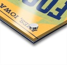 1939 Ames Football Admit One Ticket Acrylic print