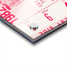 1982 Sun Bowl North Carolina Win Acrylic print